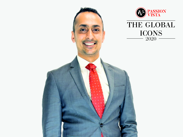 Himanshu Patel was one of the honorees of Passion Vista’s “The Global Icon 2020”